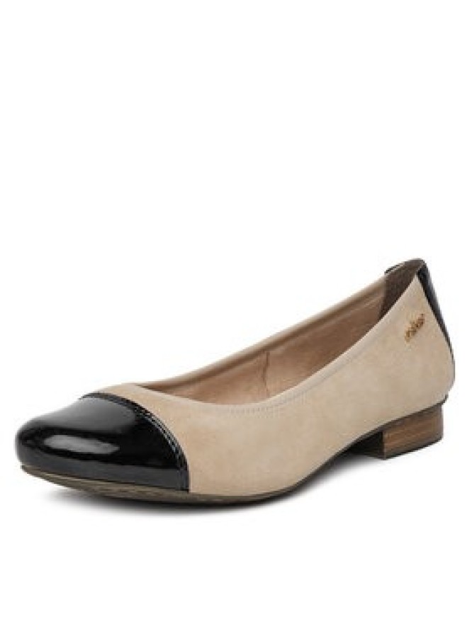 Rieker Baleriny 51998-60 Beżowy