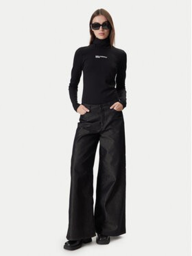 Karl Lagerfeld Jeans Golf A4W17015 Czarny Slim Fit