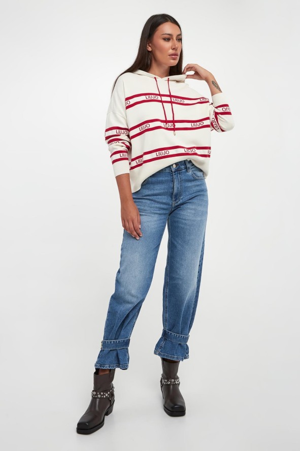 Sweter damski z kapturem LIU JO