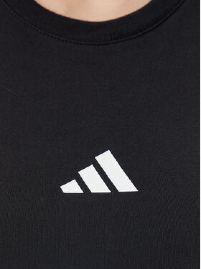 adidas Sukienka codzienna Future Icons Small Logo JE0199 Czarny Slim Fit