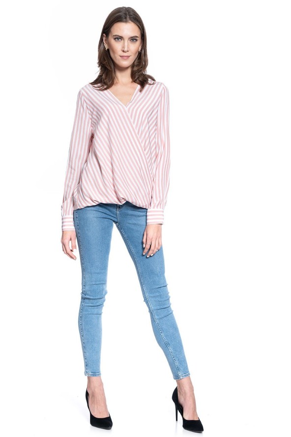 DAMSKA BLUZKA MUSTANG ERIKA WRAP STRIPE 1009948 11778