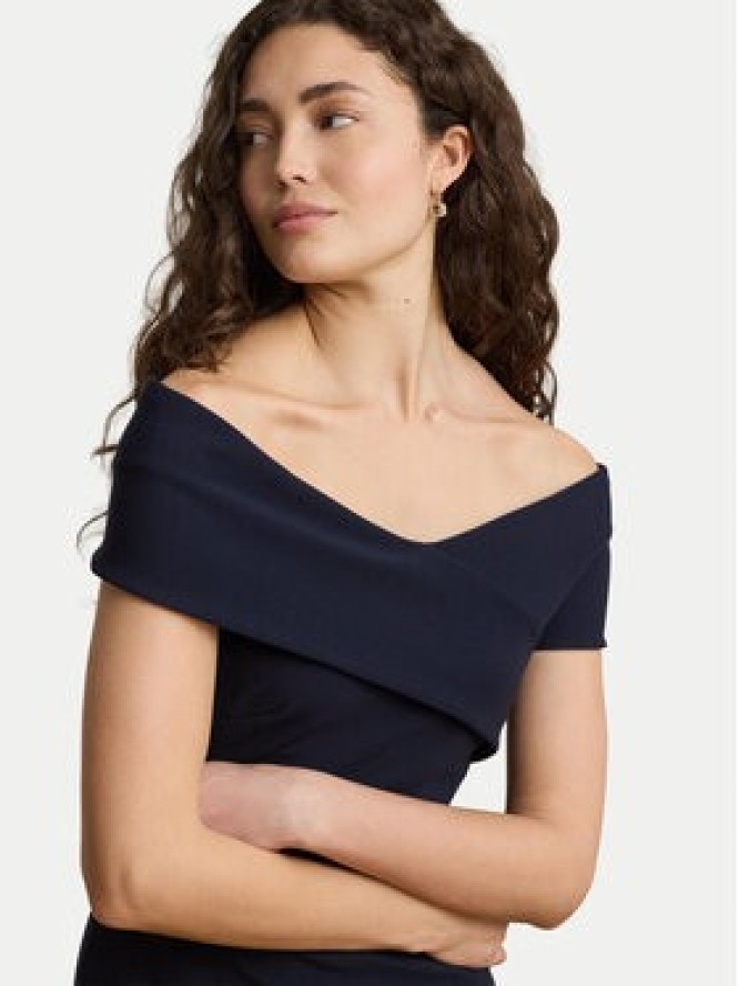 LAUREN RALPH LAUREN Sukienka wieczorowa 253P13931002 Granatowy Slim Fit