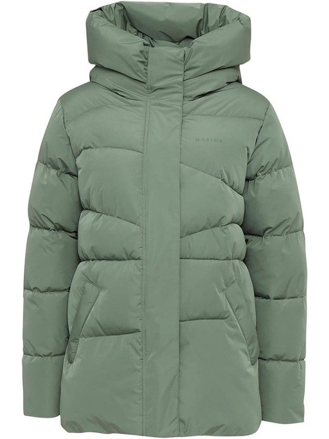MAZINE Kurtka pikowana "Wanda" w kolorze zielonym rozmiar: M