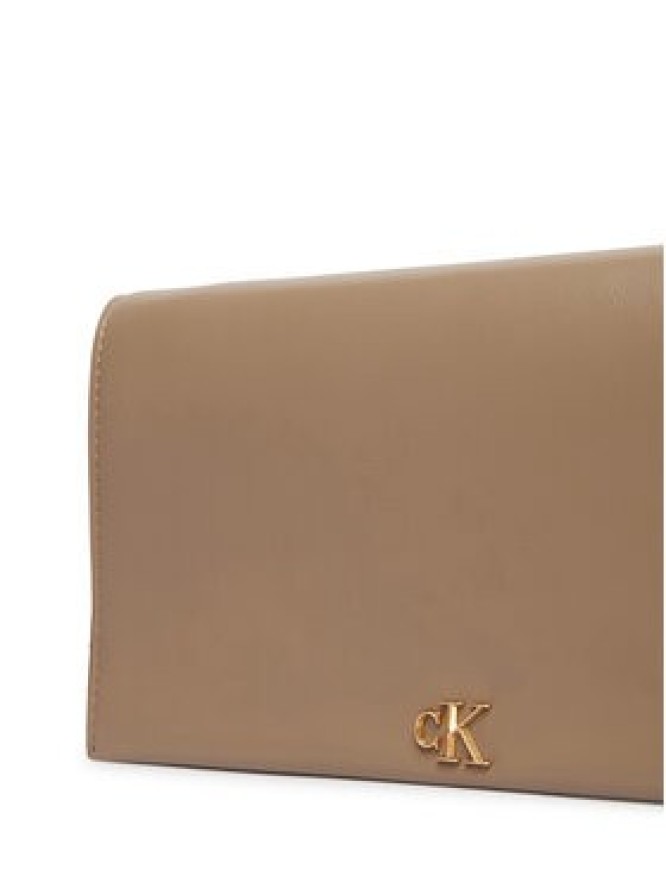 Calvin Klein Torebka Ck Wallet On Chain LV04F3319G Beżowy