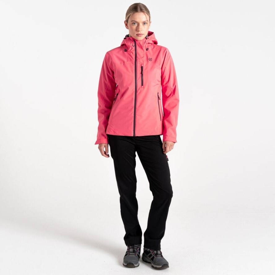 Kurtka turystyczna przeciwdeszczowa damska Mountain Series 2.0