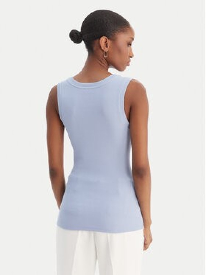 Fracomina Top FP26ST2001J40101 Błękitny Slim Fit