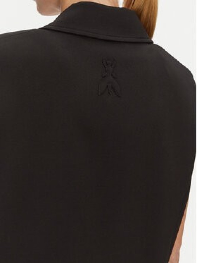 Patrizia Pepe Kamizelka 8S0512/A375-K103 Czarny Regular Fit