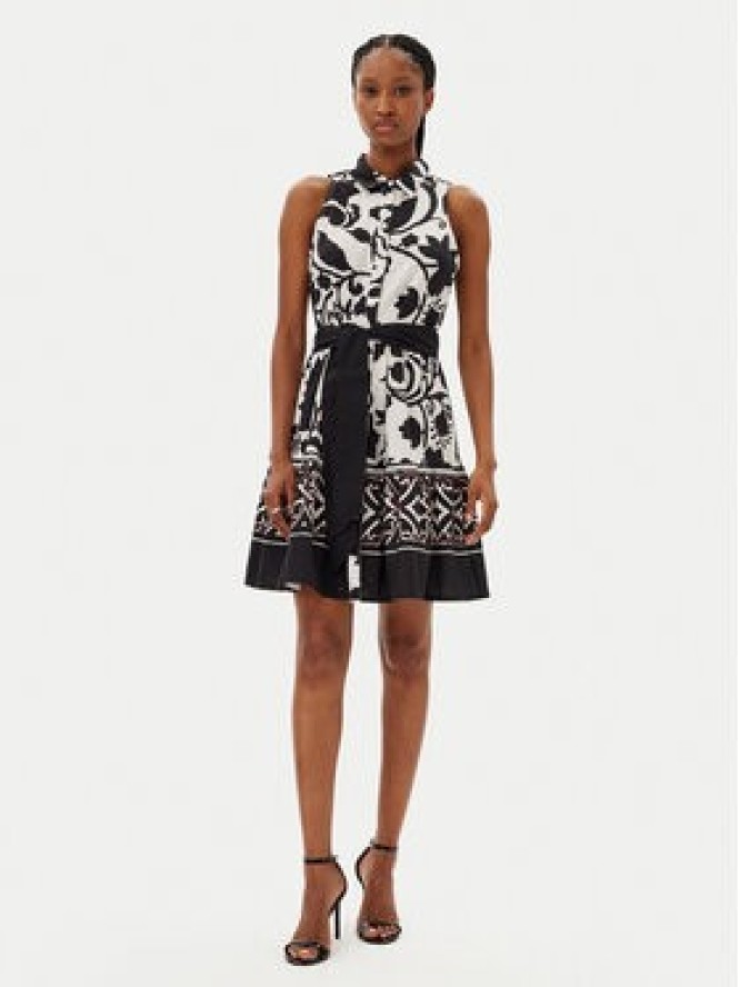 Gaudi Sukienka koszulowa 511FD15022 Czarny Regular Fit