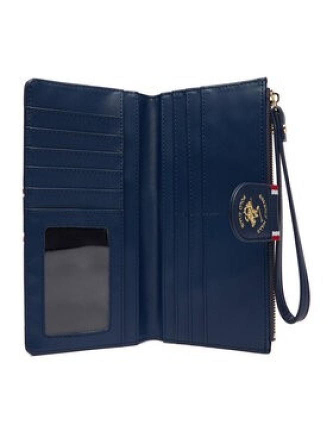 Beverly Hills Polo Club Portfel CEO-BHPC-W1-006-AW25 Granatowy
