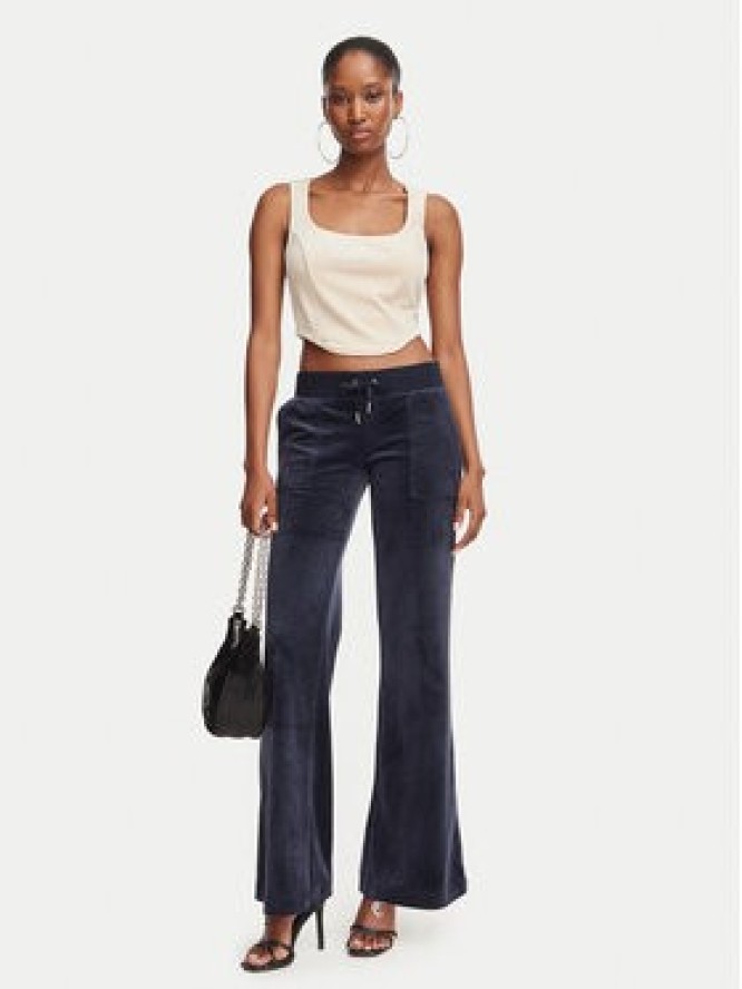 Juicy Couture Spodnie dresowe Layla JCSEBJ001G Granatowy Regular Fit