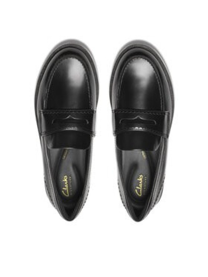 Clarks Mokasyny Straven Edge 26181277 Czarny