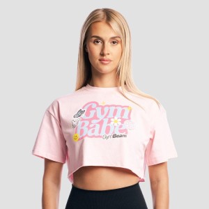 Koszulka damska fitness cropped GymBabe