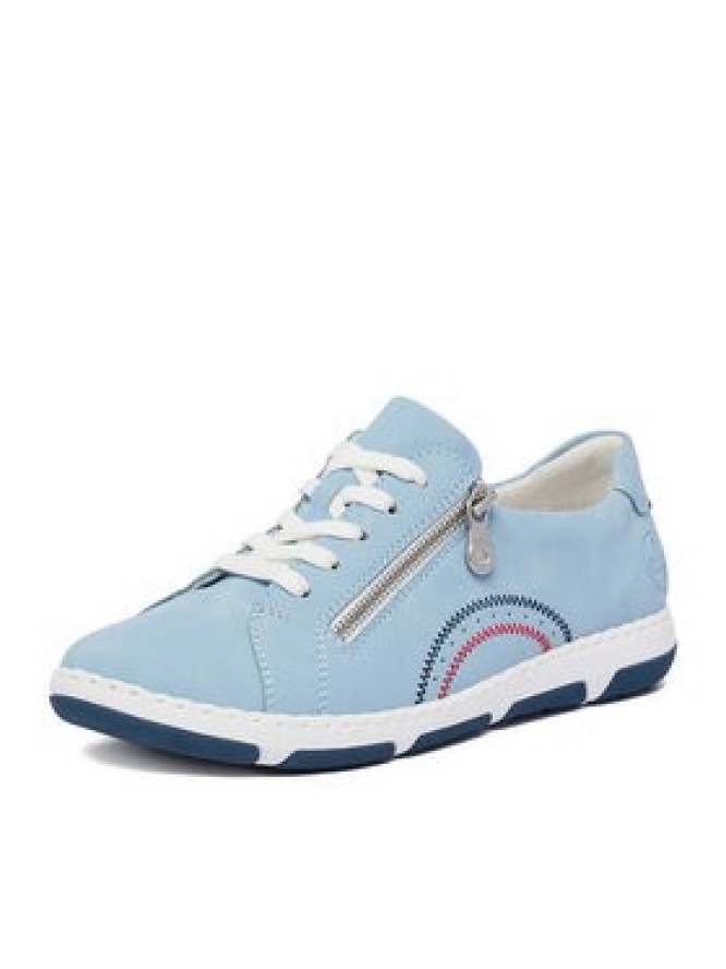 Rieker Sneakersy 42424-10 Niebieski