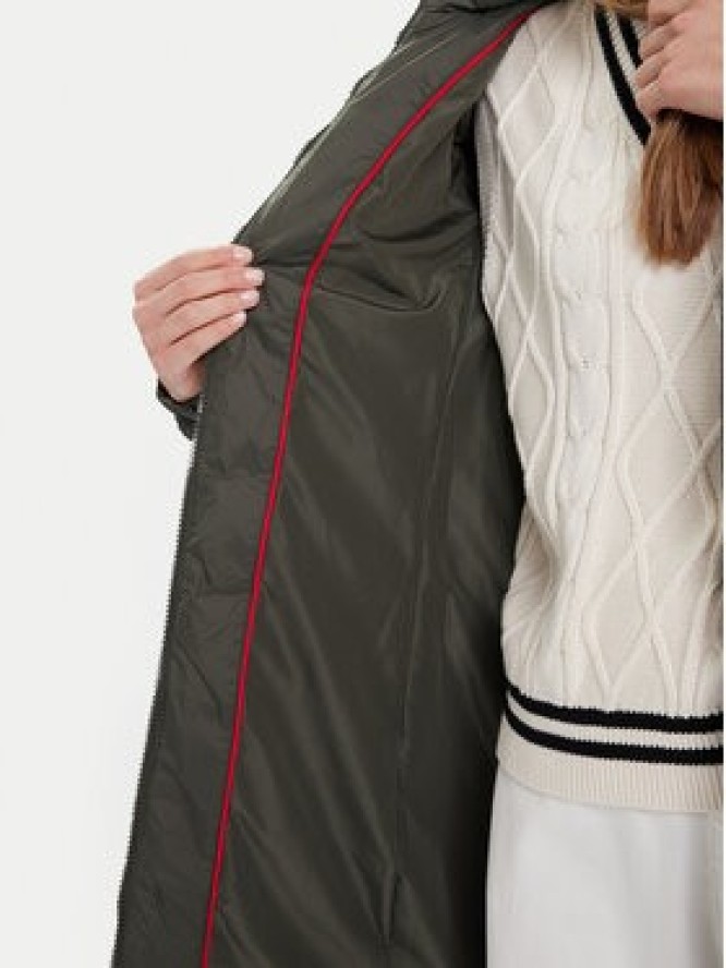 Tommy Jeans Kurtka puchowa Essential DW0DW18864 Zielony Slim Fit