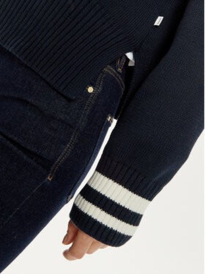 Guess Jeans Kardigan W4BR81 Z3HM1 Granatowy Regular Fit