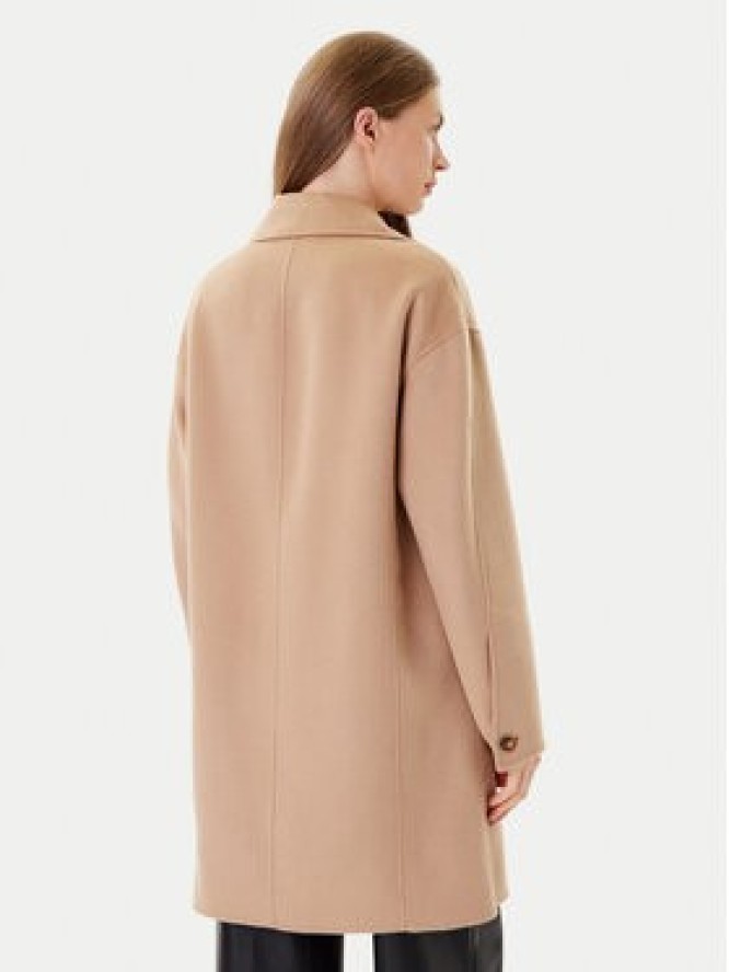 Marella Płaszcz wełniany Good 2523016031 Beżowy Regular Fit