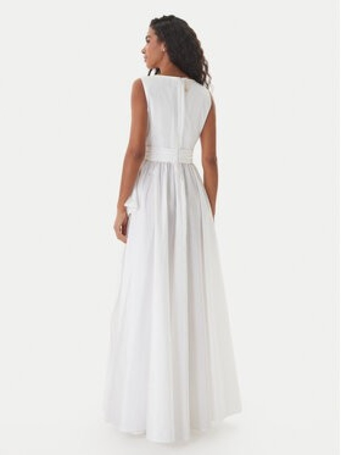 Fracomina Sukienka wieczorowa FQ26SD3009W83101 Biały Regular Fit