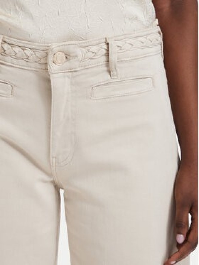 Guess Jeansy W6GB15 W1886 Beżowy Wide Leg