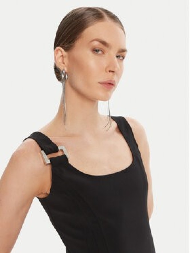 Patrizia Pepe Sukienka koktajlowa 8A1514 A6F5 Czarny Regular Fit