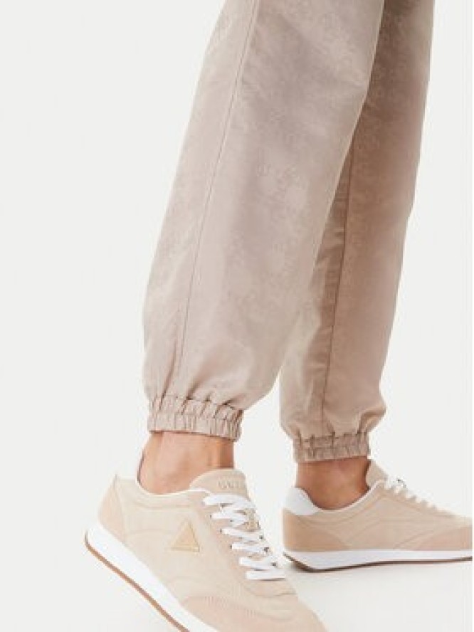 Guess Spodnie dresowe V5YB14 WHFU0 Beżowy Regular Fit