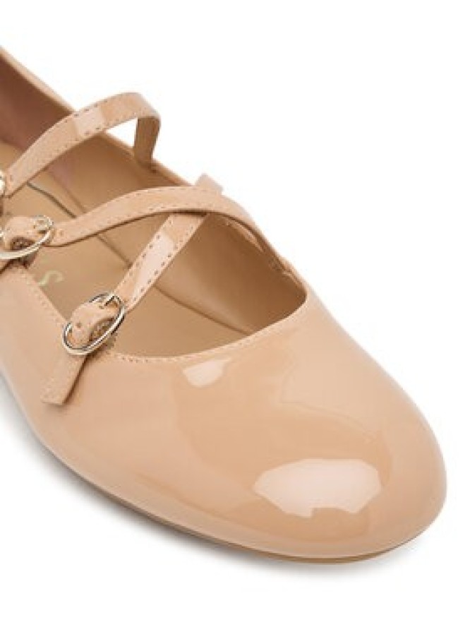 Guess Baleriny FLTKAL PAF02 Beżowy