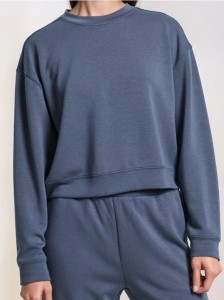 Bluza basic - niebieski