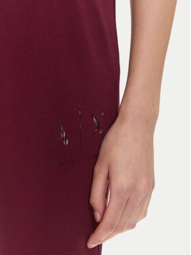 Armani Exchange Spodnie dresowe XW000986 AF16114 UA343 Bordowy Relaxed Fit