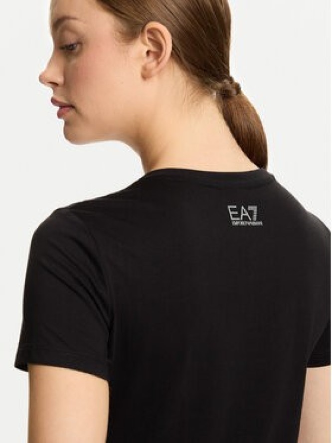 EA7 Emporio Armani T-Shirt 7W000521 AF12503 UC001 Czarny Regular Fit