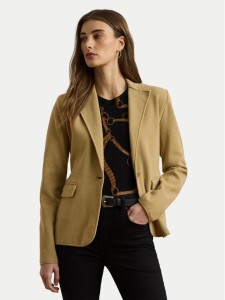 LAUREN RALPH LAUREN Marynarka 200971364002 Beżowy Straight Fit