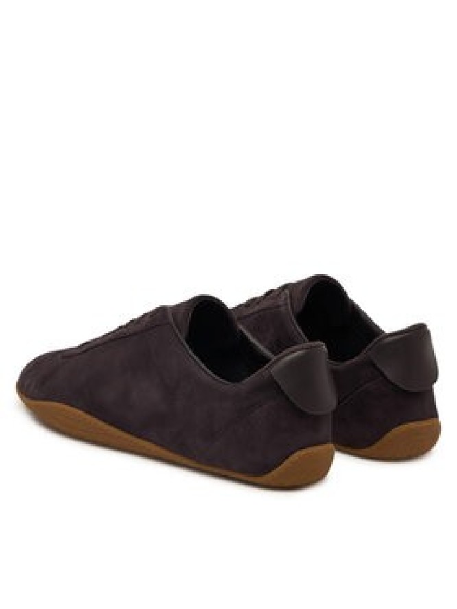 Calvin Klein Sneakersy Baller Sneaker Laceup HW0HW03263 Bordowy