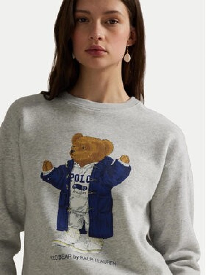 Polo Ralph Lauren Bluza 211972794001 Szary Relaxed Fit