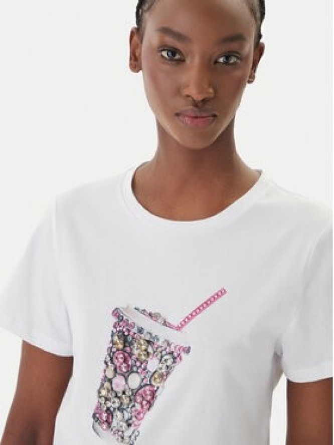 Liu Jo T-Shirt WA6237 JS923 Biały Regular Fit