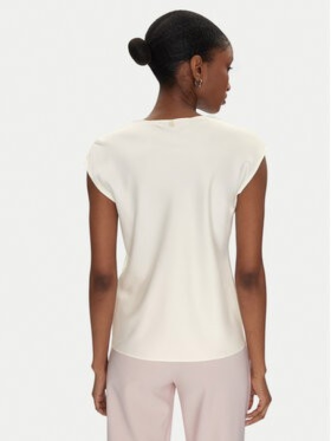 Rinascimento Bluzka CFC0122604003 Écru Regular Fit