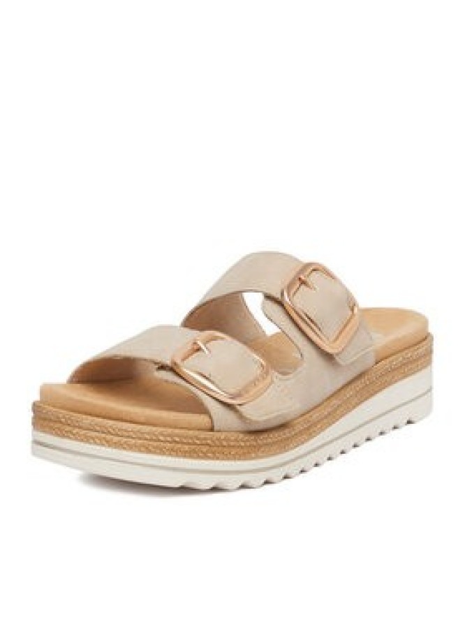 Remonte Klapki CEO-D0Q66-62 Beżowy jasny