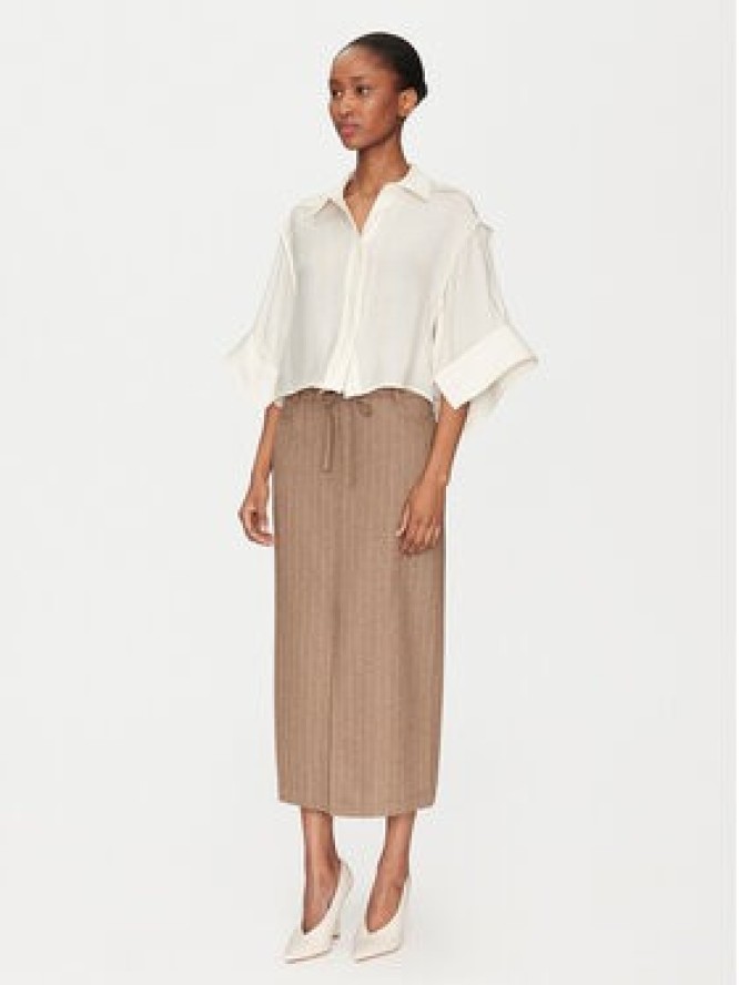 DAY BIRGER ÉT MIKKELSEN Spódnica midi DAY65243411 Brązowy Regular Fit