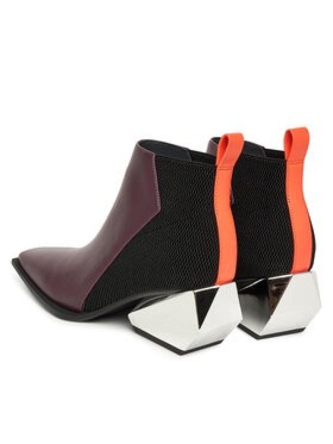 United Nude Botki Ricky Mid 1095092316 Bordowy
