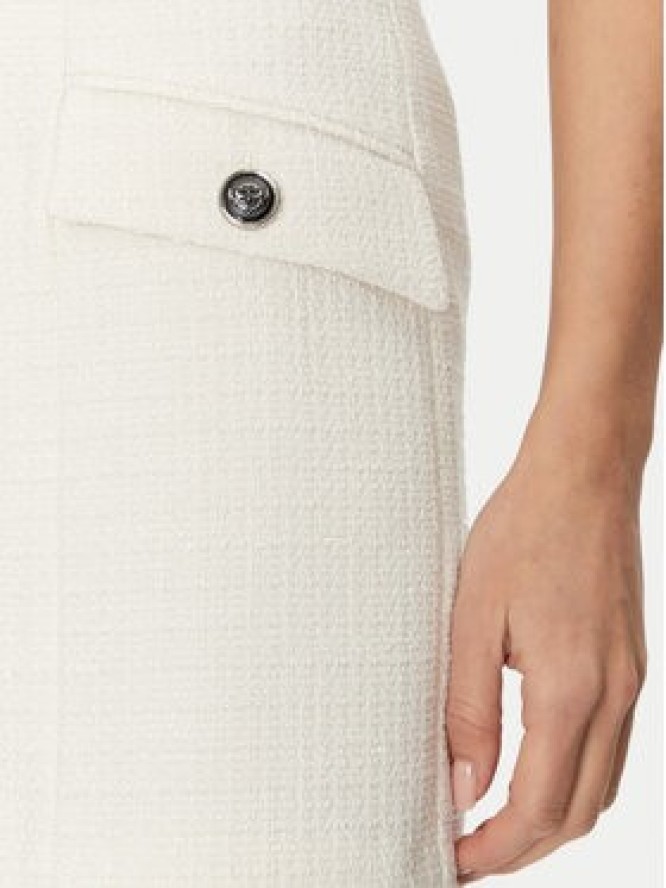 Bruuns Bazaar Spódnica ołówkowa Platanus BBW4581 Biały Slim Fit