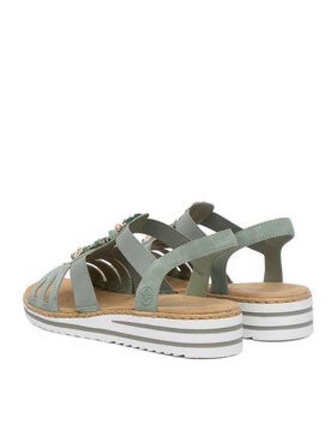 Rieker Sandały CEO-V0649-52 Zielony