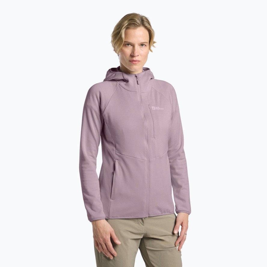 Bluza polarowa damska Jack Wolfskin Kolbenberg Hooded Full Zip