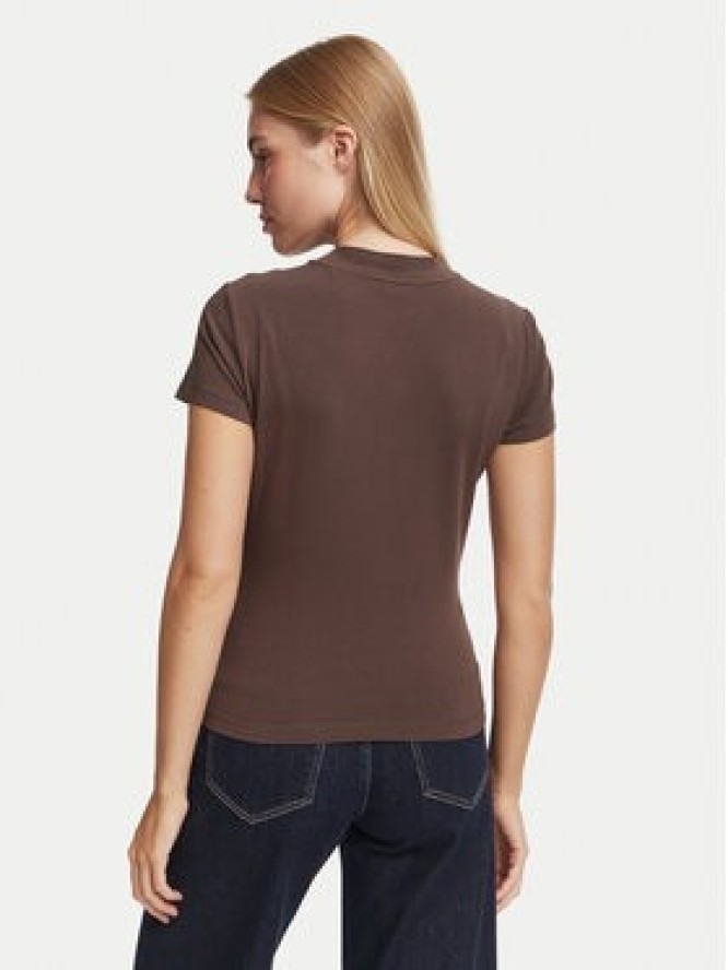 Guess T-Shirt W4BI26 J1314 Brązowy ciemny Regular Fit