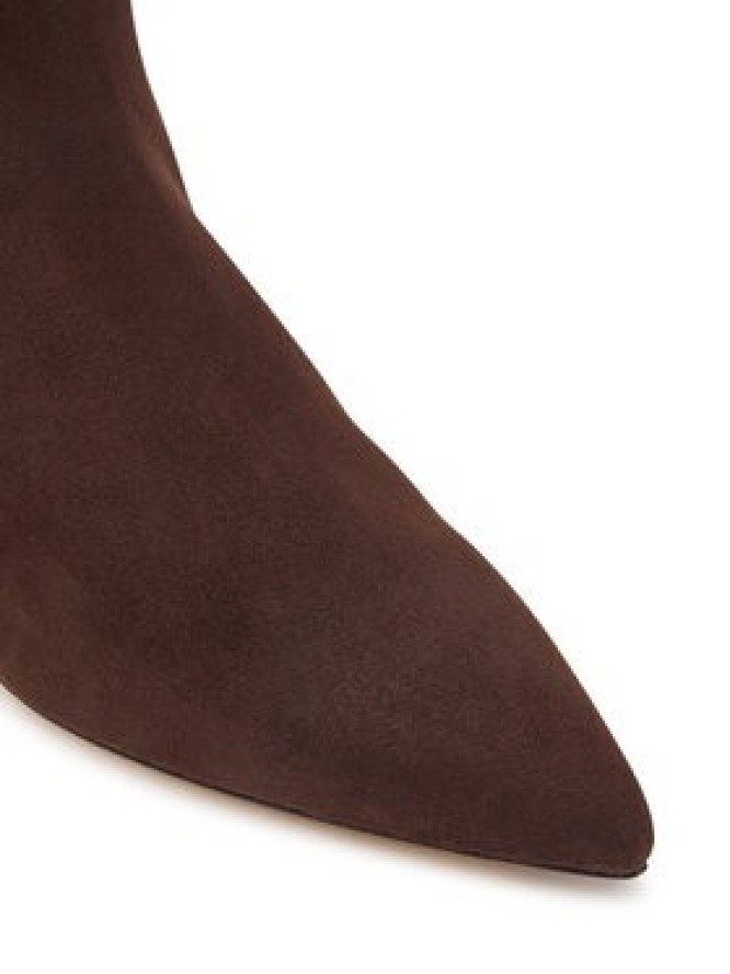 Weekend Max Mara Botki Wkacapanna 2625796014 Brązowy ciemny