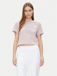 The North Face T-Shirt NF0A87U40SO1 Różowy Oversize
