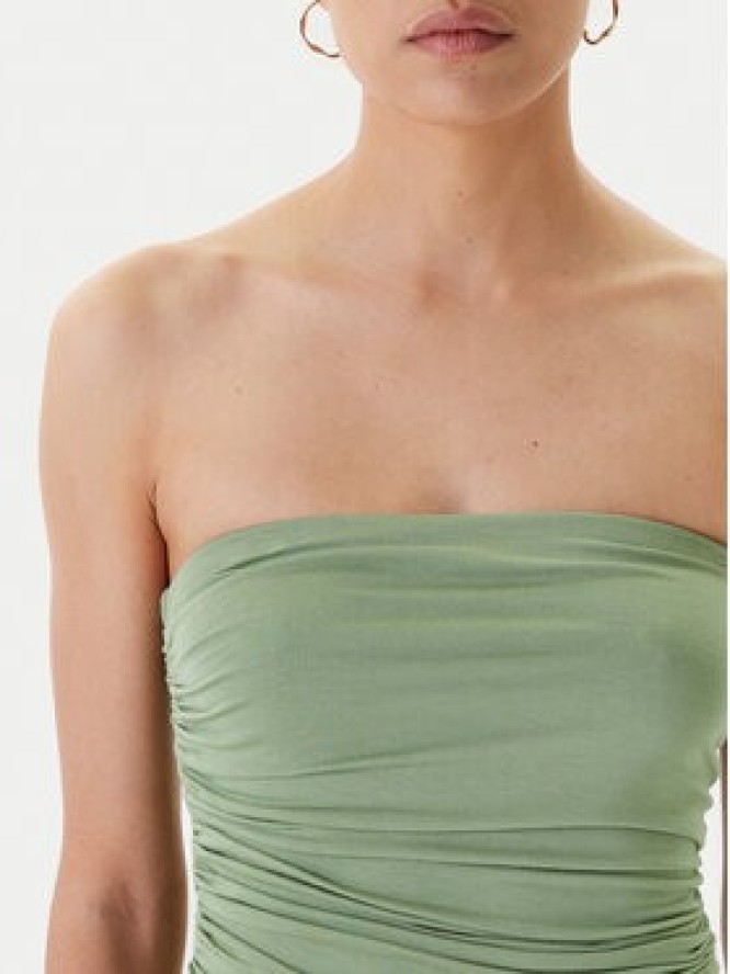 NORMA KAMALI Sukienka koktajlowa ST1253MDB02835 Zielony Slim Fit