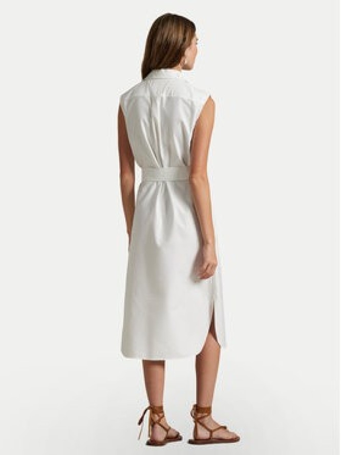 Polo Ralph Lauren Sukienka koszulowa 211965853001 Biały Regular Fit