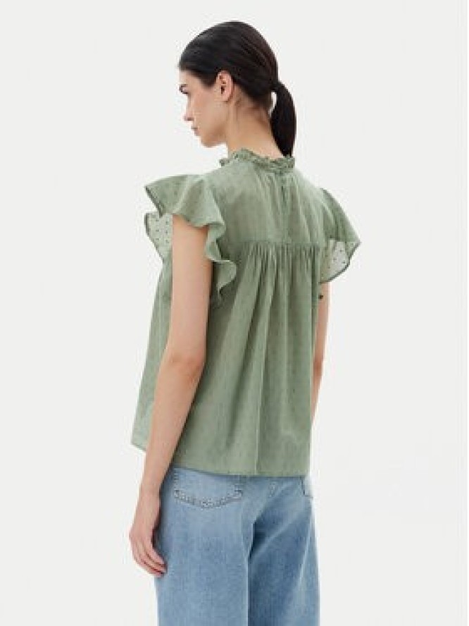 ONLY Bluzka Katti 15337637 Zielony Regular Fit