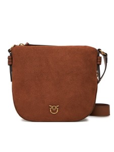 PINKO Torebka Hobo Zip Around Mini Al 25-26 PLTT 105332 A2JH Brązowy