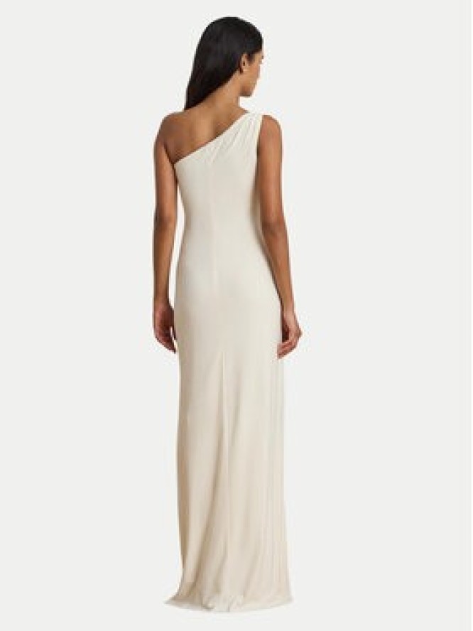 LAUREN RALPH LAUREN Sukienka wieczorowa 253980922003 Écru Slim Fit