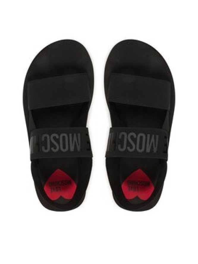 LOVE MOSCHINO Sandały JA16033G0OJN7000 Czarny