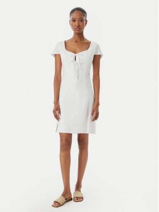 Guess Sukienka letnia W5GK41 WH5L2 Biały Regular Fit