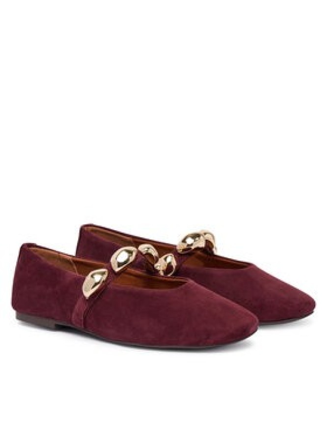 Steve Madden Baleriny Poppin 11005437 Fioletowy